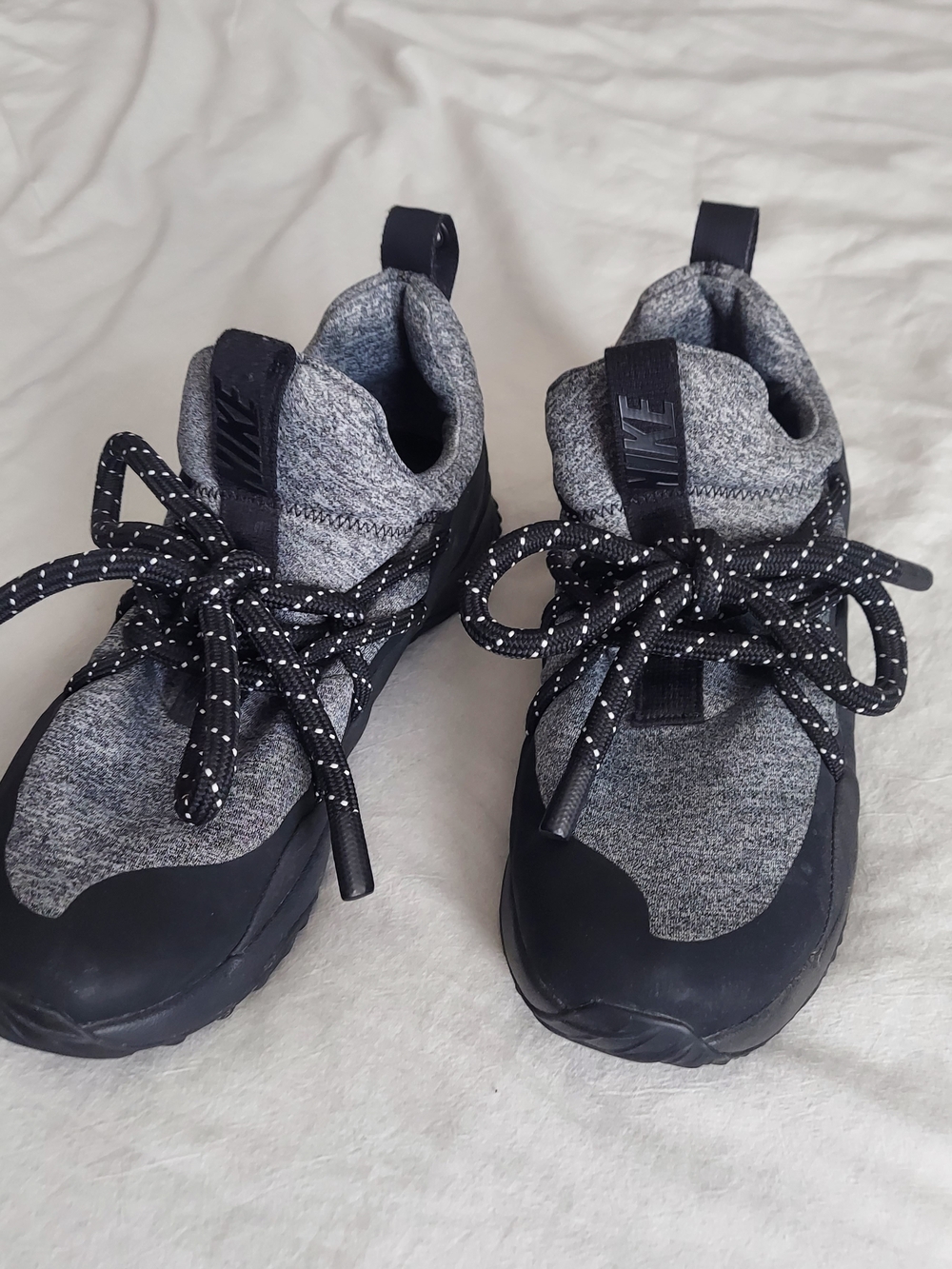 Nike Kids Grey and Black Athletic Sneakers